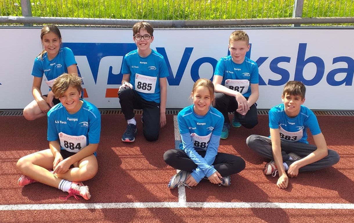 2 Meistertitel über 3x800m im Kreis und der Region für die U12-Athleten der LG Teck