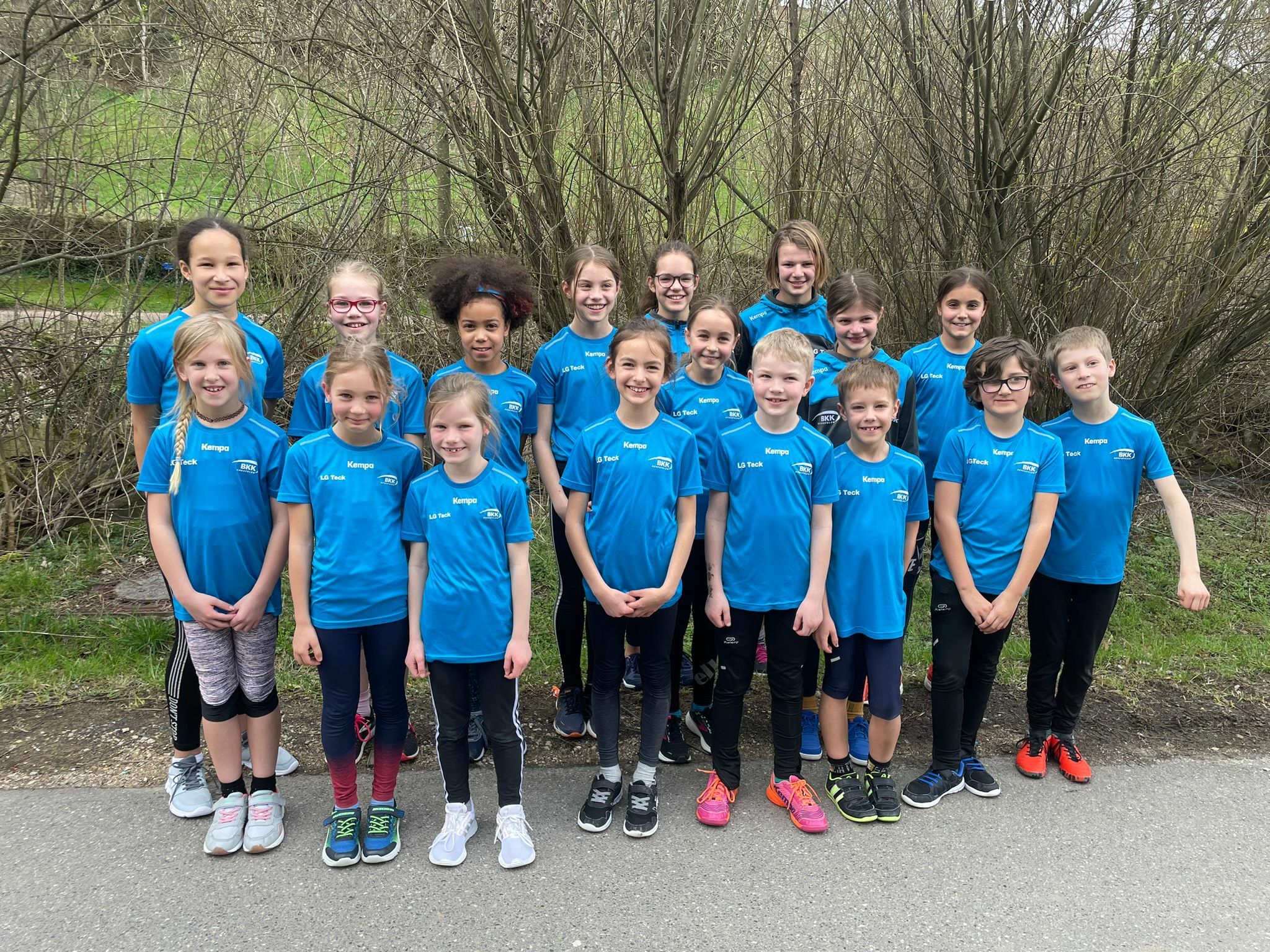Die Jüngsten aus dem Team ganz groß