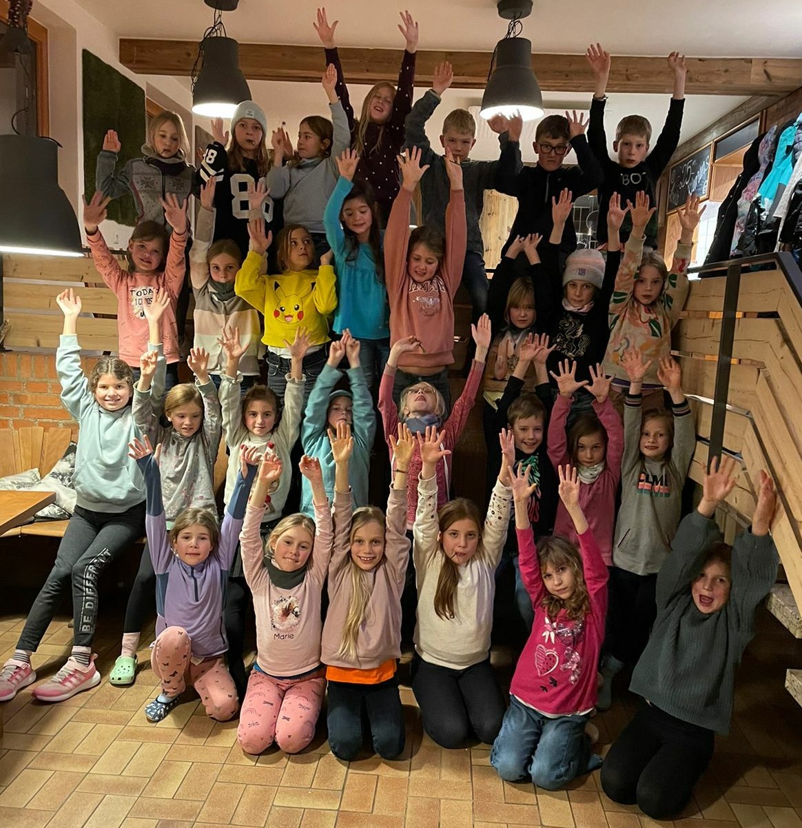 Weihnachtsfeier auf der Weilheimer Skihütte