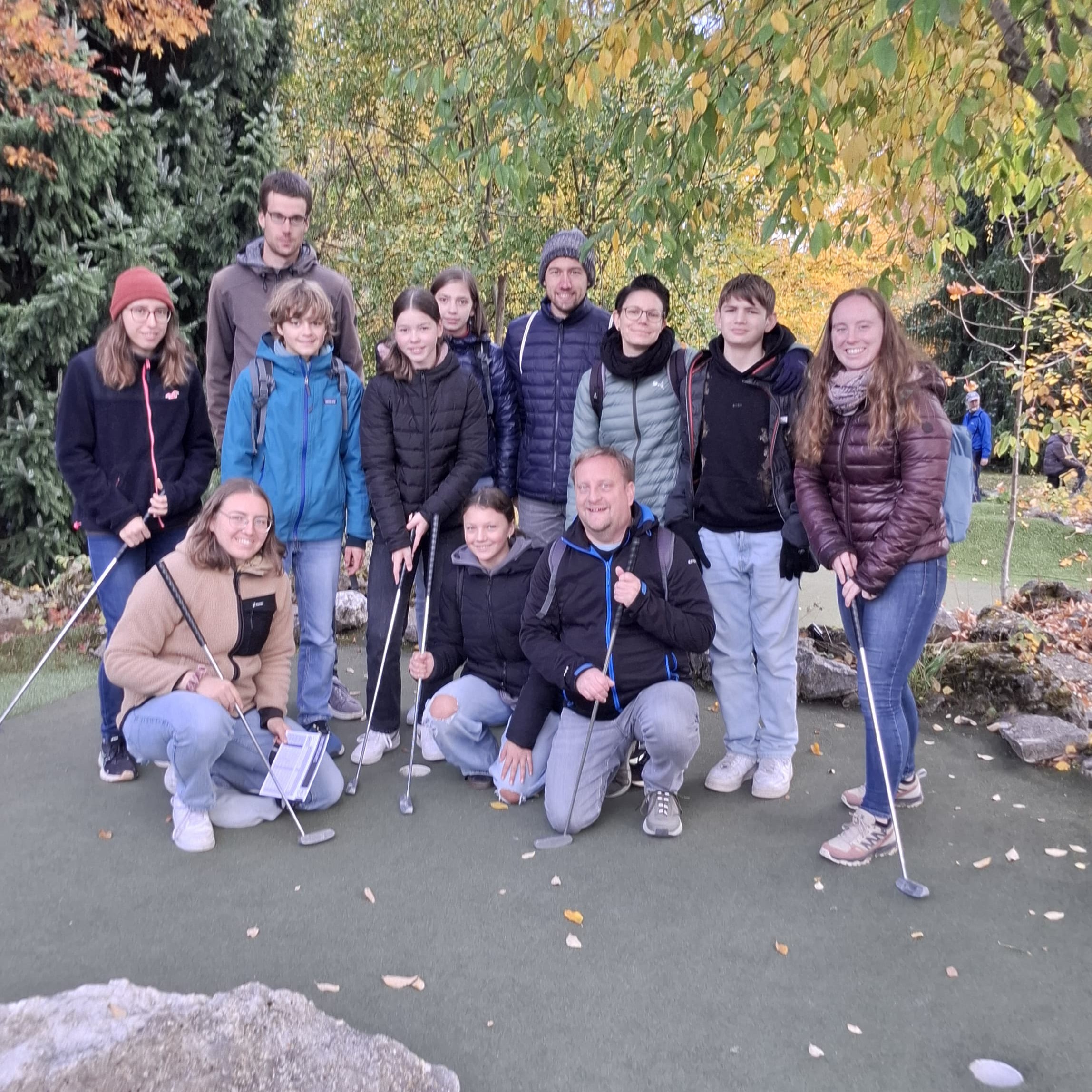 Abschluss beim Adventuregolf und Grillen