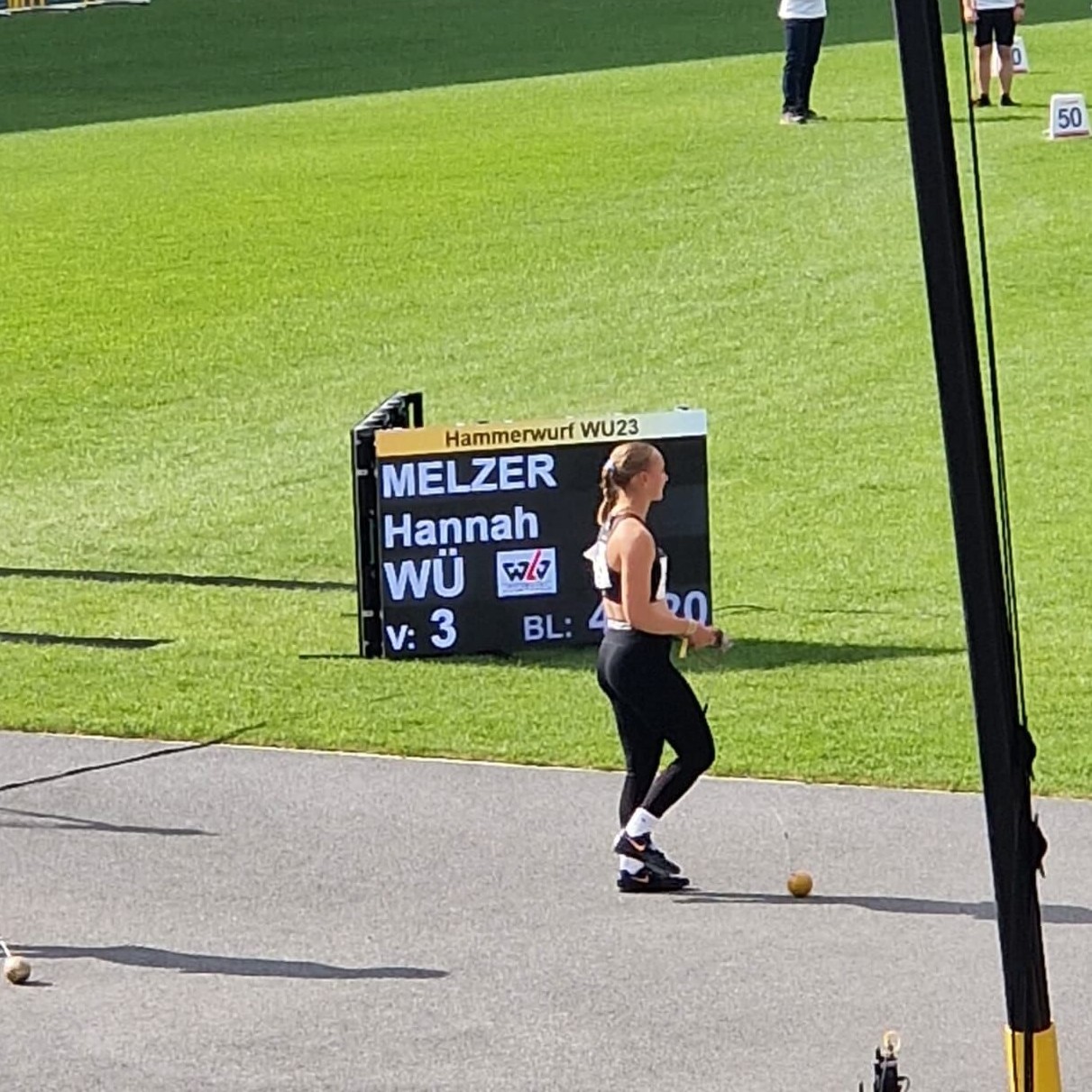Hannah Melzer bei den Deutschen Meisterschaften U23